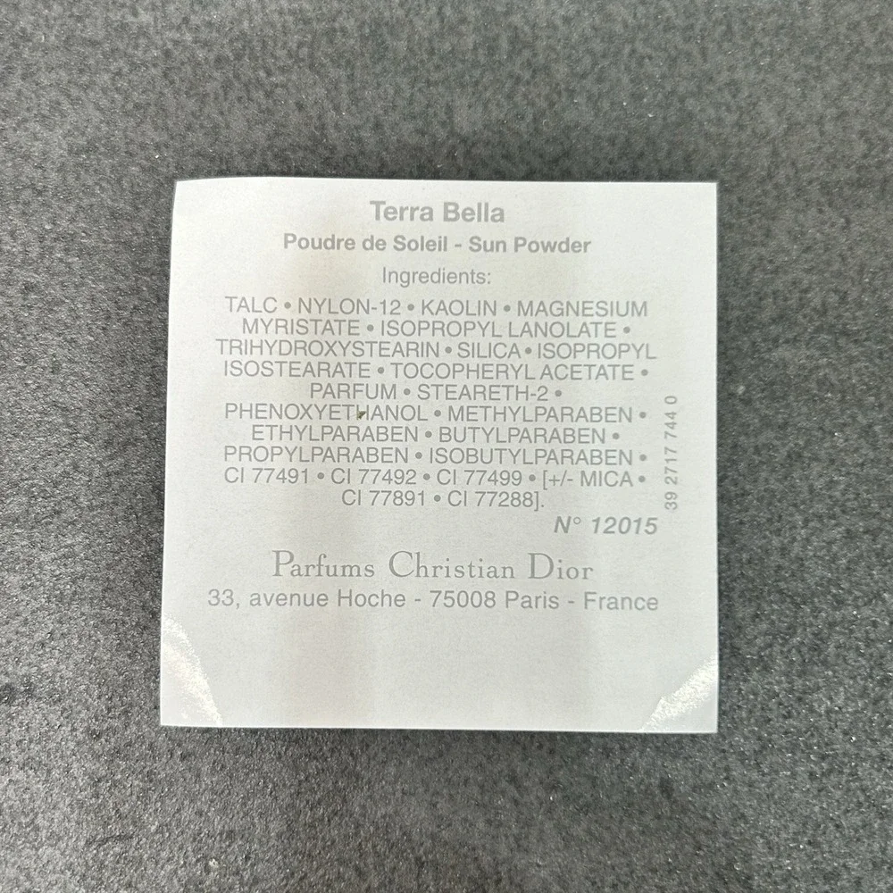 NEW Christian Dior Mini Terra Bella Sun Powder 744 LIGHT TAN‎ 3.5 g Travel Size